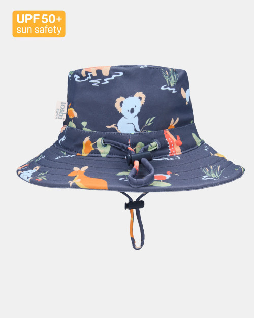Toshi Swim Sunhat Paradise- Kakadu Moonlight Medium