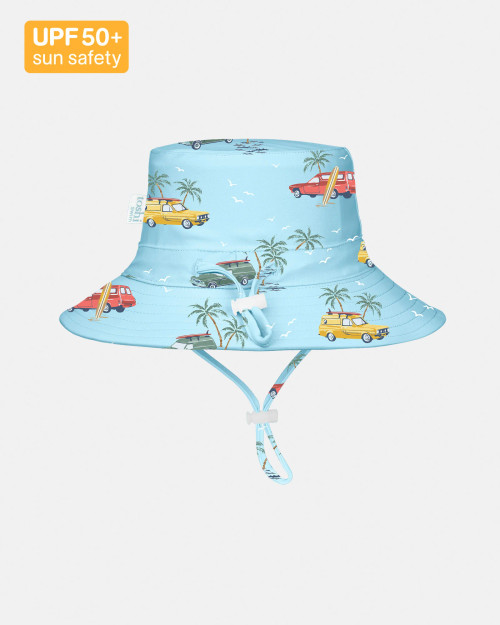 Toshi Swim Sunhat Paradise- Swell Seekers Sky Medium