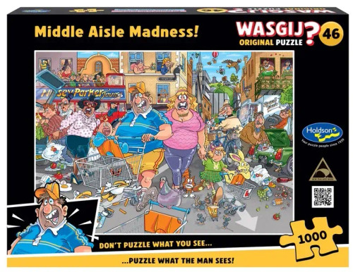 Wasgij! Original #46 Middle Aisle Madness 1000 Piece Puzzle