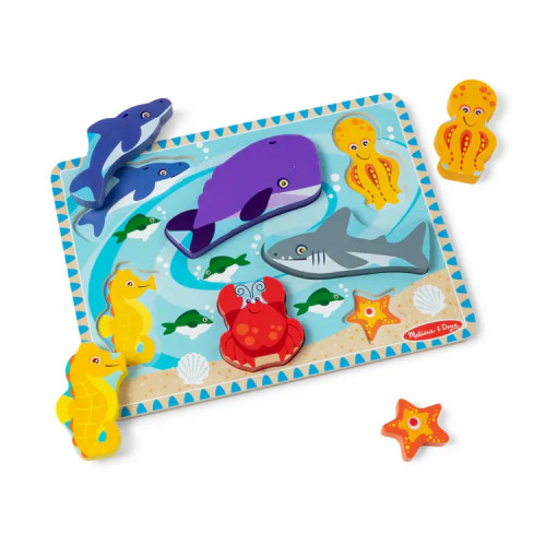 Melissa & Doug Sea Life Chunky Puzzle Melissa & Doug Sea Life Chunky Puzzle