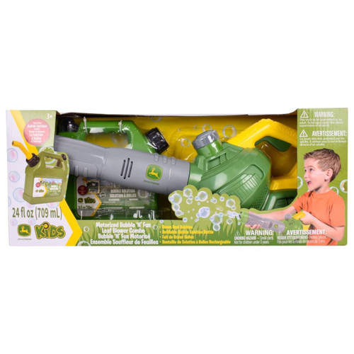 John Deere Motorized Bubble N Fun Leaf Blower Combo John Deere Motorized Bubble N Fun Leaf Blower Combo