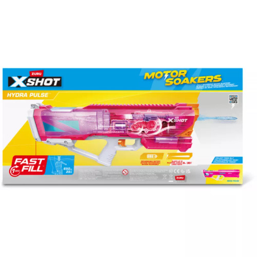 Zuru XSHOT Fast Fill Water Gun - Hydra Pulse Pink Zuru XSHOT Fast Fill Water Gun - Hydra Pulse Pink