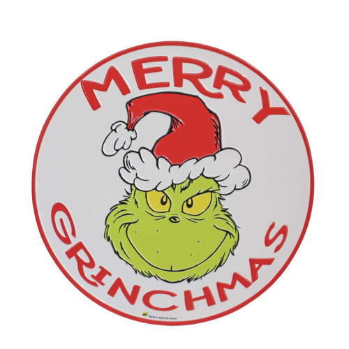 Merry Chrinchmas Round Sign