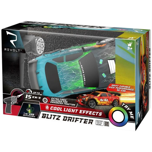 Revolt Radio Control Blitz Drifter - Blue/Green