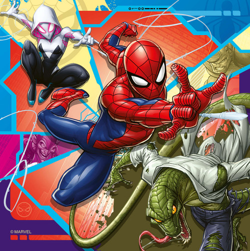 Ravensburger - Spiderman Its Web-Slinging Time Puzzles 3x49