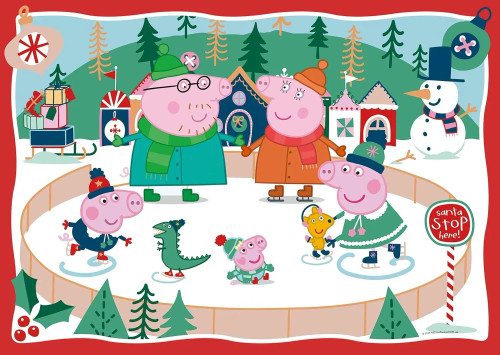 Ravensburger - Peppa Pig Christmas Giant Floor Puzzle 24 Pce
