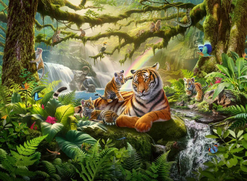 Ravensburger - Jungle Wildlife Wonders Puzzle 300 Piece 