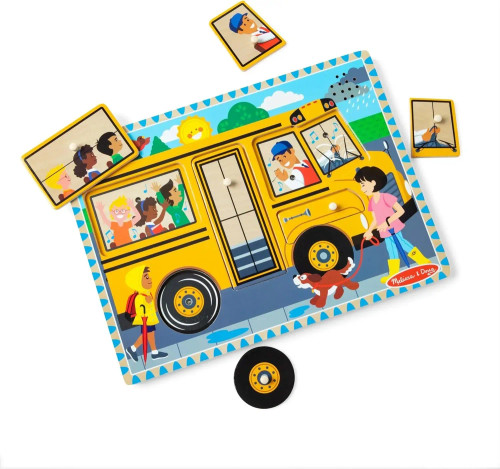 Melissa & Doug Sound Puzzle - The Wheels on the Bus Song Melissa & Doug Sound Puzzle - The Wheels on the Bus Song