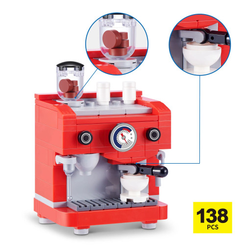 Zuru MAXPremium Home Series 1 - Coffee Machine 138 Pieces Zuru MAXPremium Home Series 1 - Coffee Machine 138 Pieces