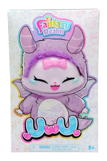 UwU Fantasy Realm Plush 15cm - Purple Dragon