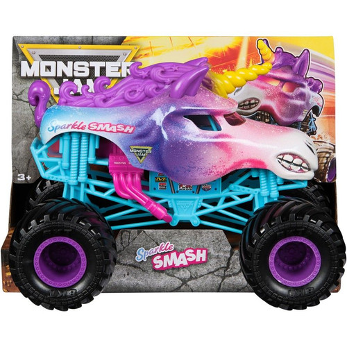 Monster Jam 1:24 Diecast Trucks - Sparkle Smash