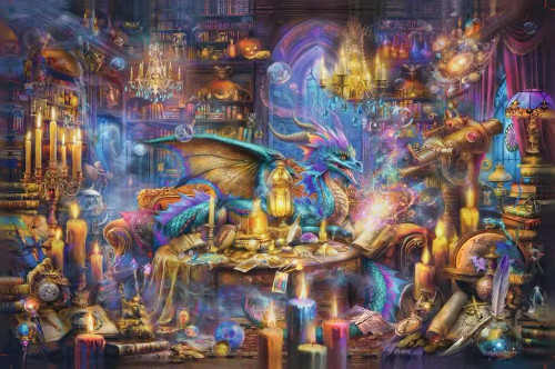 Ravensburger - Fantasy Library Puzzle 3000 Piece Ravensburger - Fantasy Library Puzzle 3000 Piece