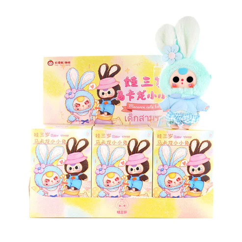 Baby Three - Macaron Cute Bunny Plush Blind Box