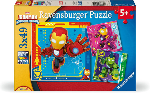 Ravensburger - Iron Man & His Awesome Friends 3 x 49 Puzzle 