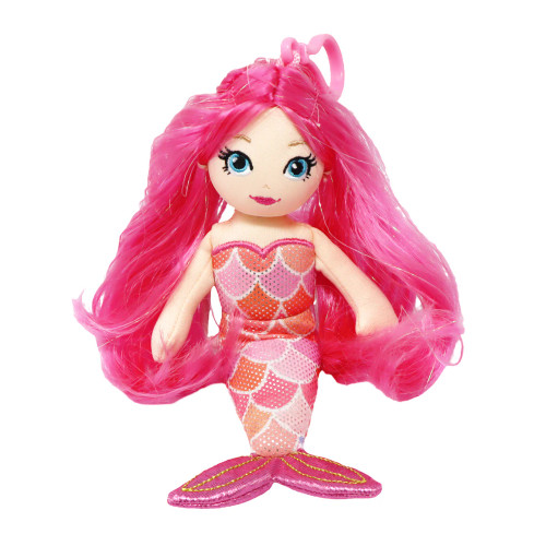 Mermaid 2 In 1 Plush Shoulder Pet and Bag Clip