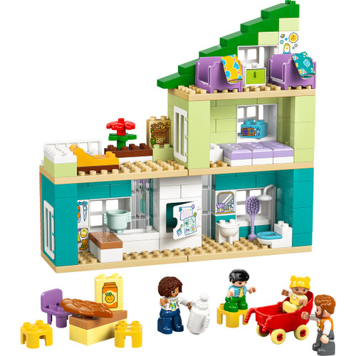 Lego Duplo - 3 In 1 Modern Family House with Figures Lego Duplo - 3 In 1 Modern Family House with Figures