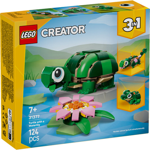 Lego Creator - Turtle with a Water Lily Flower