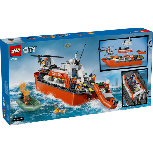 Lego City - Coast Guard Rescue Boat and Helicopter Lego City - Coast Guard Rescue Boat and Helicopter