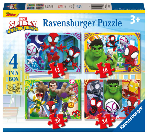 Ravensburger - Marvels Spiderman 12/16/20/24 Pc Puzzle