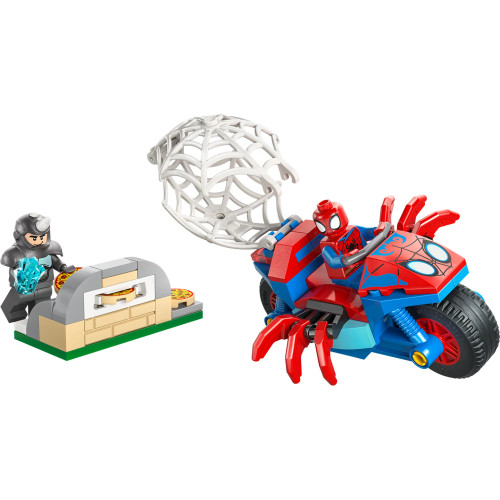 Lego Spidey - Spidey on his Motorcycle vs Rhino
