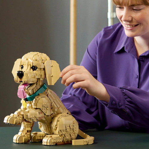 Lego Icons - Golden Retriever Puppy