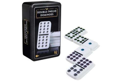 Classic Double 12 Coloured Dominoes With Mexican Train  ASM6072401
