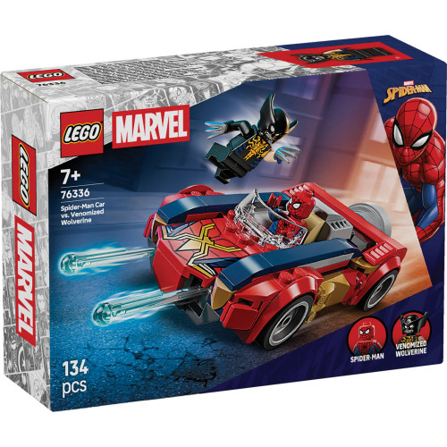 Lego Marvel - Spider-Man Car vs Venomized Wolverine