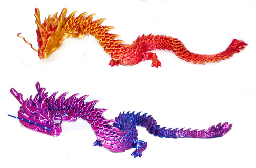 3D Printed Dragon Figure