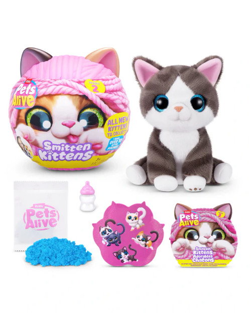 Zuru Pets Alive Smitten Kitten Interactive Plush Series 2 Zuru Pets Alive Smitten Kitten Interactive Plush Series 2