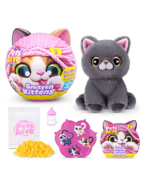 Zuru Pets Alive Smitten Kitten Interactive Plush Series 2 Zuru Pets Alive Smitten Kitten Interactive Plush Series 2