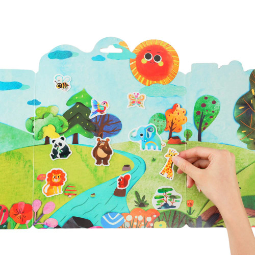 MierEdu Jelly Stickers - Wild Animals