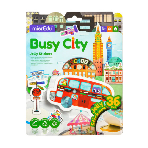 MierEdu Jelly Stickers - Busy City