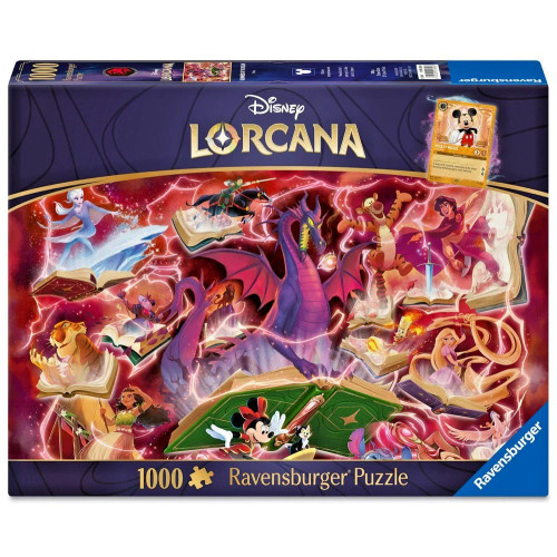 Ravensburger - Disney Lorcana Ruby Puzzle 1000 Piece