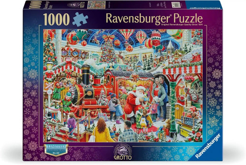 Ravensburger - Santas Steam Train Grotto Puzzle 1000 Pce