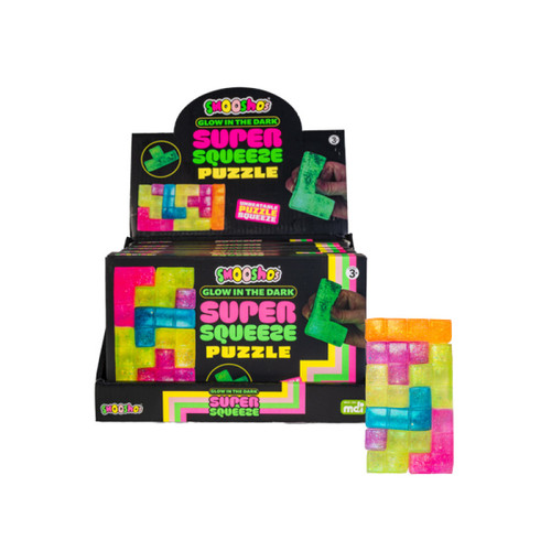 Smooshos Super Squeeze Glow In The Dark Puzzle