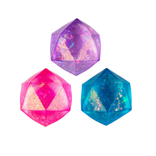 Smooshos Super Squeeze Glitter Polyhedron