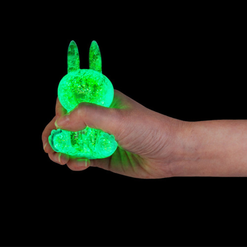 Smooshos Super Squeeze Glow In The Dark Bunny