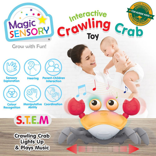 Magic Sensory - Interractive Orange Crawling Crab