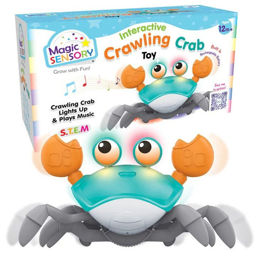 Magic Sensory - Interractive Blue Crawling Crab