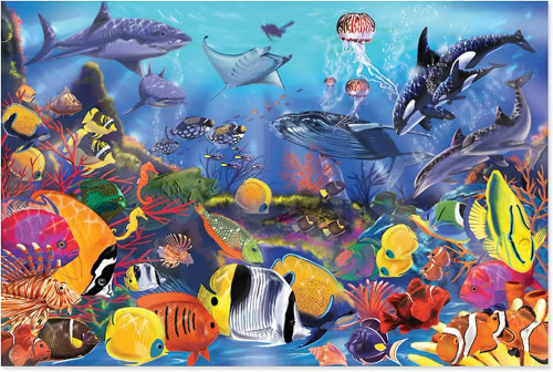 Melissa & Doug Underwater Floor Puzzle 48 Piece
