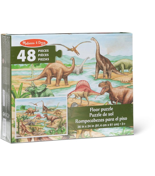 Melissa & Doug Dinosaurs Floor Puzzle 48 Pieces 