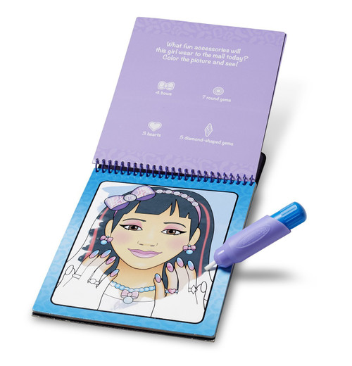 Melissa & Doug On The Go - Water Wow! Makeup & Manicures