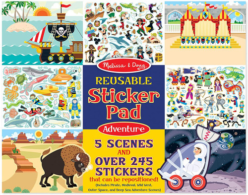 Melissa & Doug Reuseable Sticker Pad - Adventure