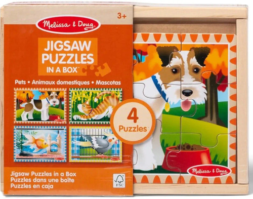Melissa & Doug Pets Puzzles In A Box