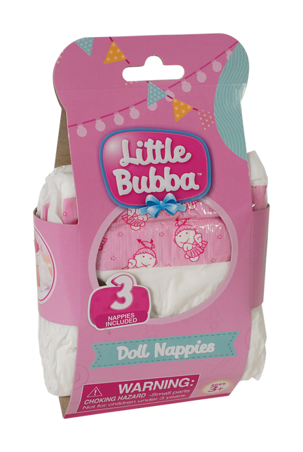 Little Bubba Baby Nappies 3 Pack