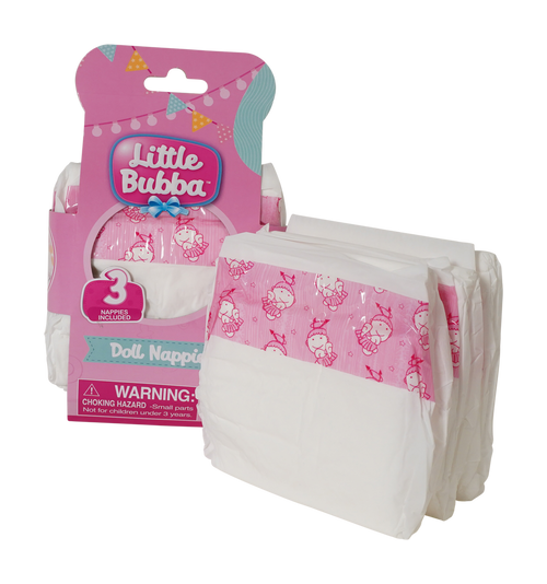 Little Bubba Baby Nappies 3 Pack