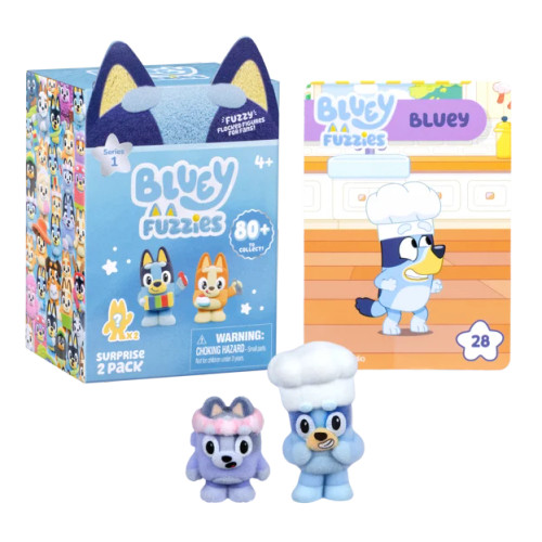 Bluey Series 14 Fuzzies 2 Pack Series 1