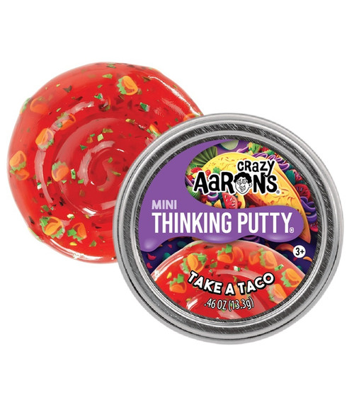 Crazy Aarons Mini Thinking Putty - Take a Taco