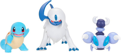 Pokemon Battle Figure Set - Squirtle Absol and Skorupi