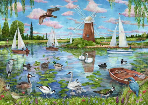 Ravensburger - Life Along the Broads Puzzle 1000 Piece